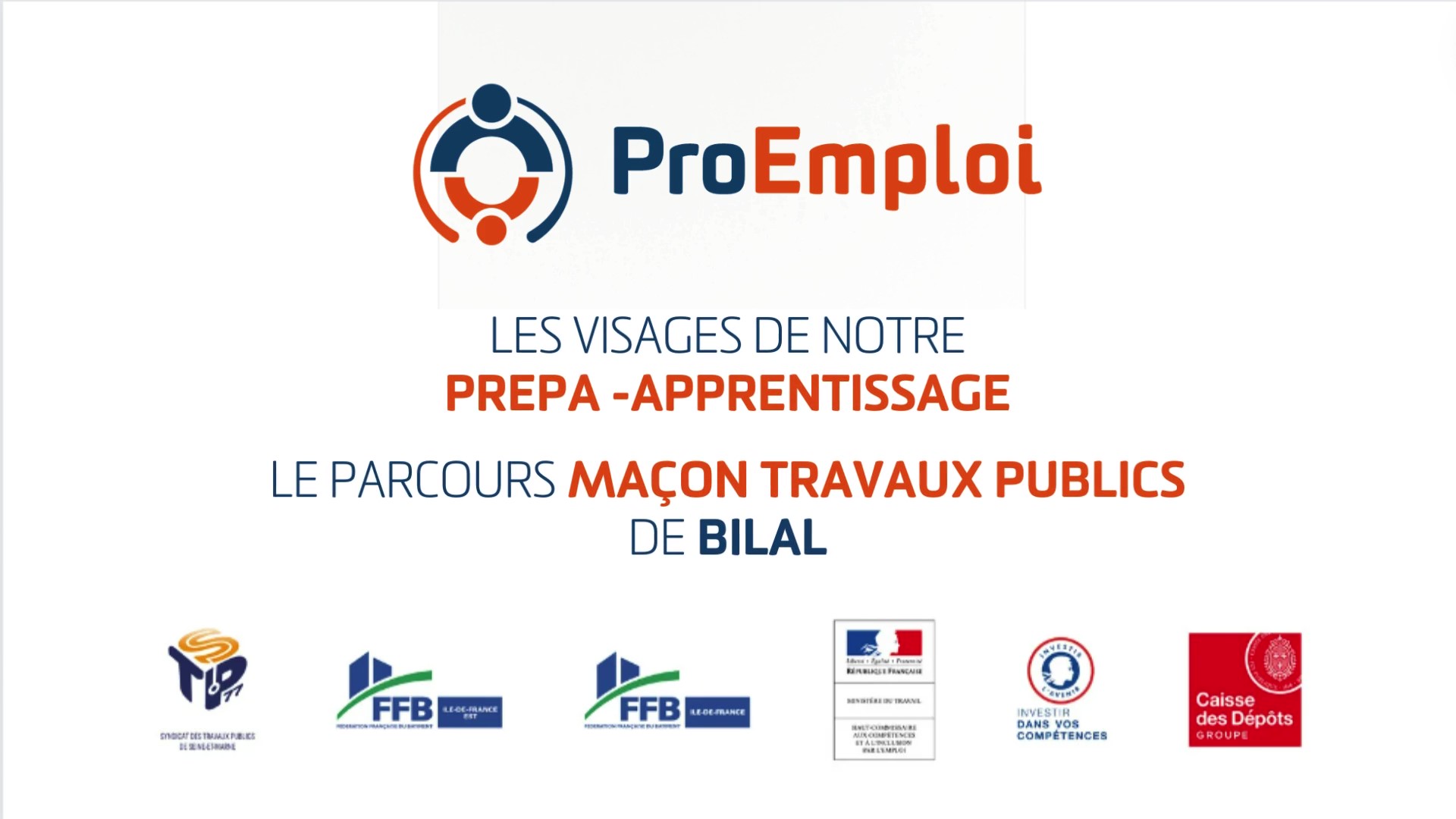 PARCOURS MAÇON TRAVAUX PUBLICS DE BILAL
